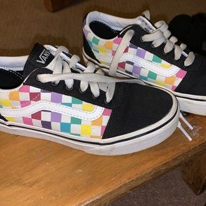 Little girls Vans sneakers